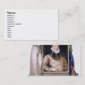 「メモからののフィリップシドニー(1554-86年)ポートレート 名刺 (正面/裏面)