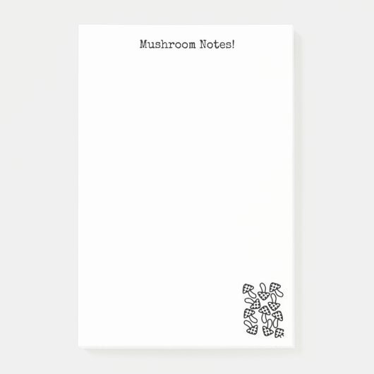 メモのキノコ ポストイット (正面)