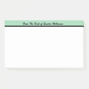 メモのノートのアイディアの机からのモダンなモノグラム ポストイット