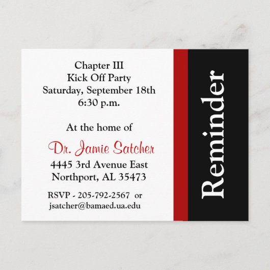 メモのポストcard5 インビテーションポストカード (正面)