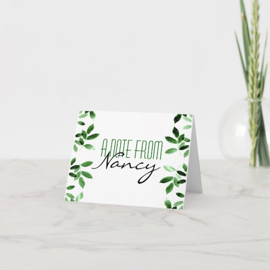 メモの差出人…ノテカード カード (正面)