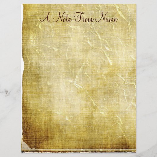 メモの差出人…古い紙レターヘッド文房具 (正面)