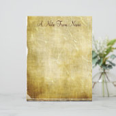 メモの差出人…古い紙レターヘッド文房具 (スタンド正面)