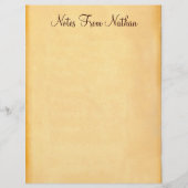 メモの差出人…古い紙レターヘッド文房具 (正面)