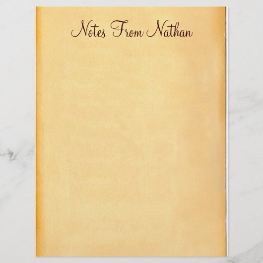 メモの差出人…古い紙レターヘッド文房具 (正面)