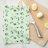 メモをとる キッチンタオル (四つ折り)