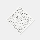 メモをとる スタンダードカクテルナプキン (角)