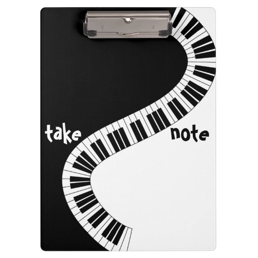 「メモを取る」ミュージカル・クリップボード クリップボード (正面)