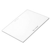 メモを取点々のあるるメモ帳 |お名前 ノートパッド (アングル)