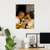 メモを通じて ポスター (ホームオフィス)