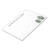 メモカスタム帳の先生パーソナライズされたメモ ノートパッド (アングル)