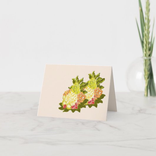 メモカード : 南国のフルーツ サンキューカード (正面)