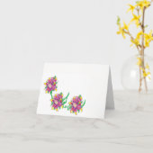 メモカー空白のド/アジア百合 カード (黄色い花)