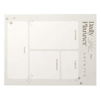 メモシンプルとアラーム付き毎日のプランナー ノートパッド