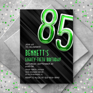 メモダンンス85番目の誕生日招待状 招待状