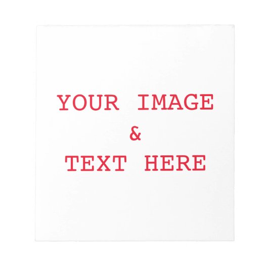 メモパーソナライズされたパッド ノートパッド (正面)