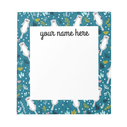 メモパーソナライズされた帳の出力 ノートパッド (正面)