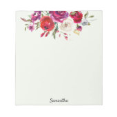 メモパーソナライズされた帳の贈り物 ノートパッド (正面)