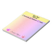 メモパーソナライズされた帳のMomからのメモ ノートパッド (回転)