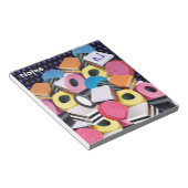 メモパーソナライズされた帳キャンディオールソートデザイン ノートパッド (アングル)