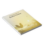 メモパーソナライズされた帳サニーモーニングファームカントリーRu ノートパッド (アングル)