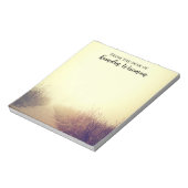 メモパーソナライズされた帳サンライズ経路の歩道 ノートパッド (回転)