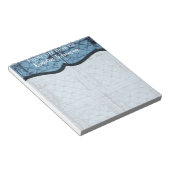 メモパーソナライズされた帳素朴TINパネル天井コーナー ノートパッド (アングル)