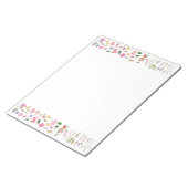 メモパーソナライズされた帳5.5"X 6" ノートパッド (アングル)