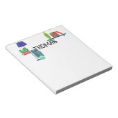 メモパーソナライズされた帳 ノートパッド (アングル)