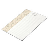 メモパーソナライズされた帳 ノートパッド (アングル)