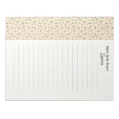 メモパーソナライズされた帳 ノートパッド (正面)