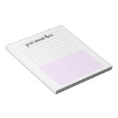 メモパーソナライズされた帳 ノートパッド (アングル)