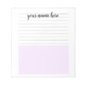 メモパーソナライズされた帳 ノートパッド (正面)