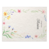 メモパーソナライズされた帳 ノートパッド (正面)