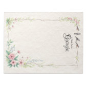 メモパーソナライズされた帳 ノートパッド (正面)