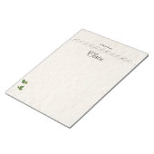 メモパーソナライズされた帳 ノートパッド (アングル)