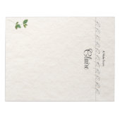 メモパーソナライズされた帳 ノートパッド (正面)