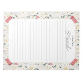 メモパーソナライズされた帳 ノートパッド (正面)