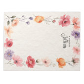 メモパーソナライズされた帳 ノートパッド (正面)