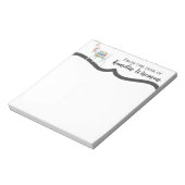 メモパーソナライズされた帳Boho Llama Bohemian Cacti Des ノートパッド (回転)