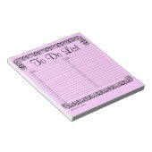 メモファンシー帳を表示するピンク ノートパッド (アングル)