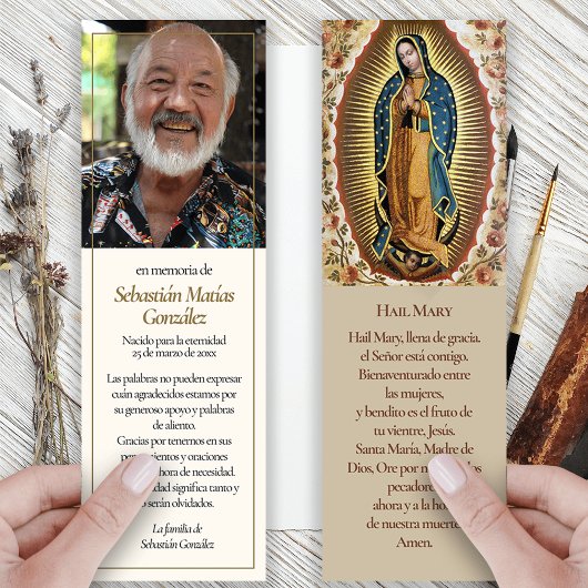 メモブックマークグアダルーペ祈りの言葉共感表