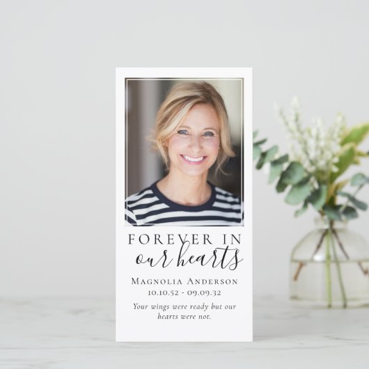 メモブックマーク |フォーエバーのハート写真 (スタンド正面)