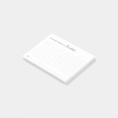 メモリお気に入りの葬式モダン出席カード ポストイット (アングル)