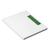 メモリがシャープでない ノートパッド (アングル)