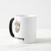 メモリにクラウン – ジオメトリックマ王室のスク記念 モーフィングマグカップ (正面左)