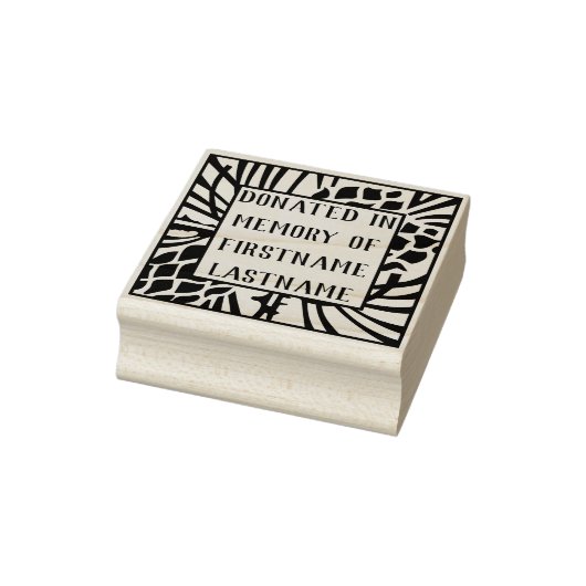 メモリに寄付蔵書票 ラバースタンプ (スタンプ)