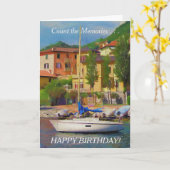 メモリのカウントハッピーバースデーカード カード (黄色い花)