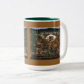 メモリのログの記録 ツートーンマグカップ (正面右)