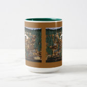 メモリのログの記録 ツートーンマグカップ (中央)